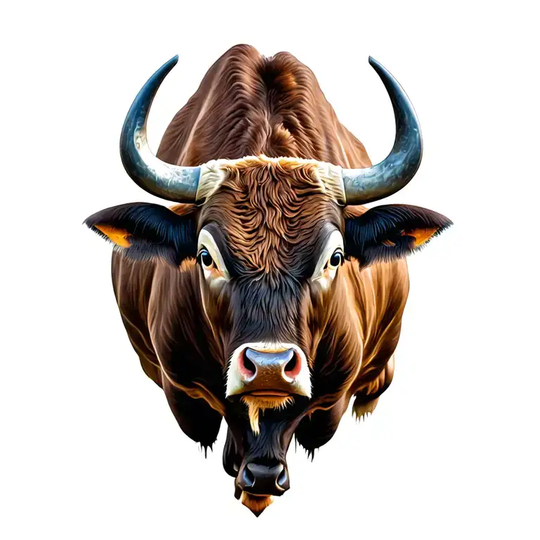 Cochise bull bull bull charging tattoo design idea