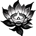 Diya tattoo design idea