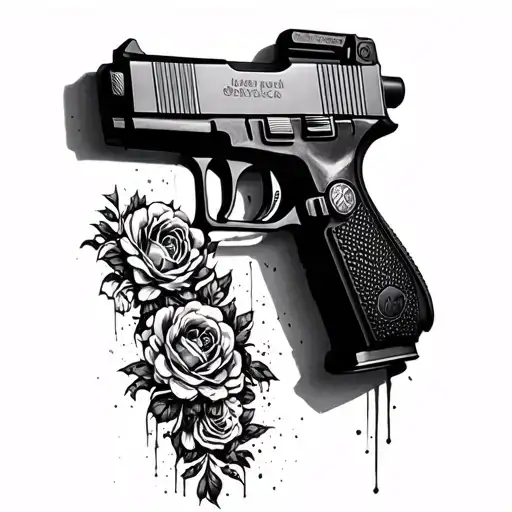 glock 17 tattoo design idea