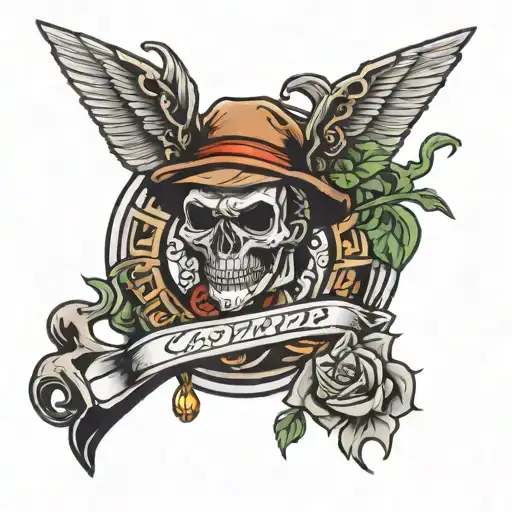 trim carpenter tattoo design idea