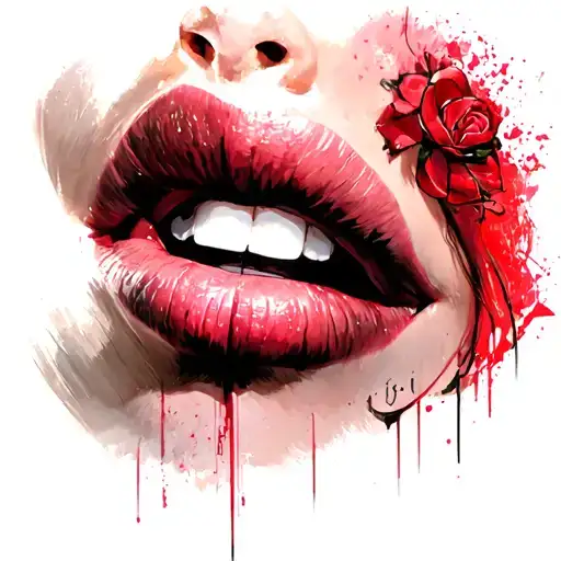 slut tattoo design idea