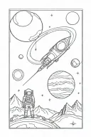 stoicism and space themed tattoo tattoo design idea