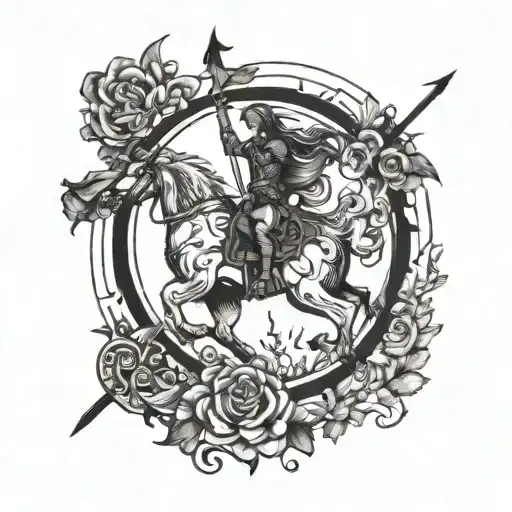 sagittarius tattoo tattoo design idea