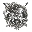 sagittarius tattoo tattoo design idea