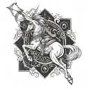 sagittarius tattoo tattoo design idea