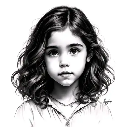 Granddaughter tattoo design idea