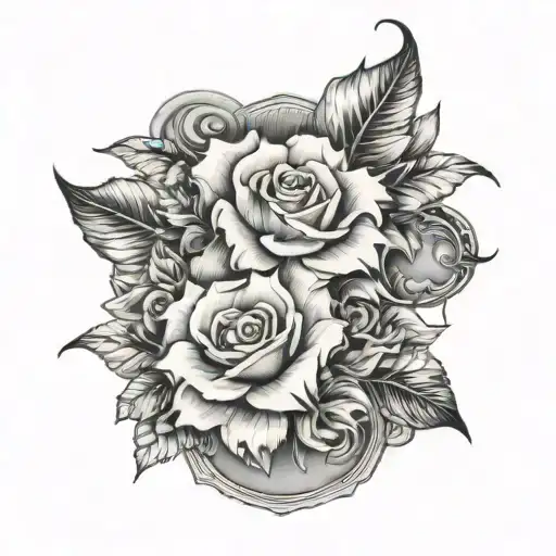 made in heaven tattoo design idea