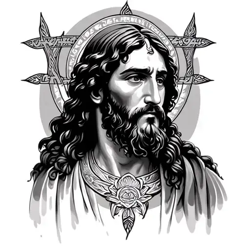 Yeshua Yahweh Abba tattoo design idea