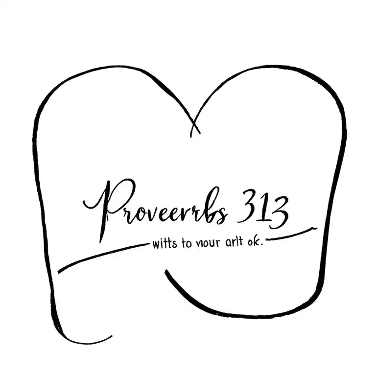 Proverbs 31 25 tattoo design idea