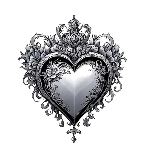 kingdom of hearts game but make it girly  tattoo design idea
