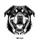 "BBC slave" Rottweiler tattoo design idea