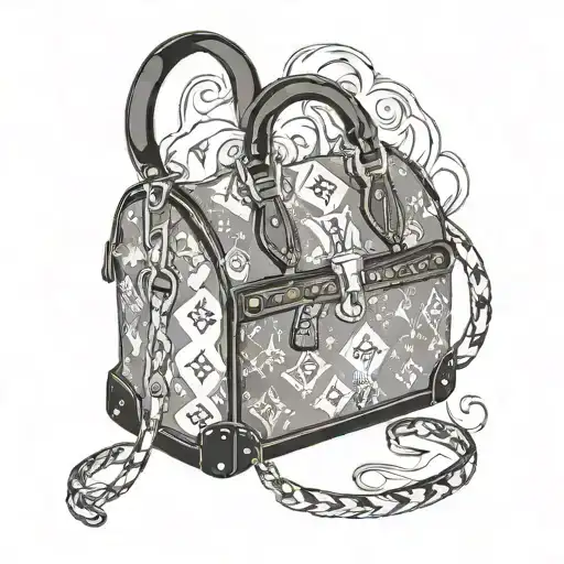 Louis Vuitton tattoo design idea