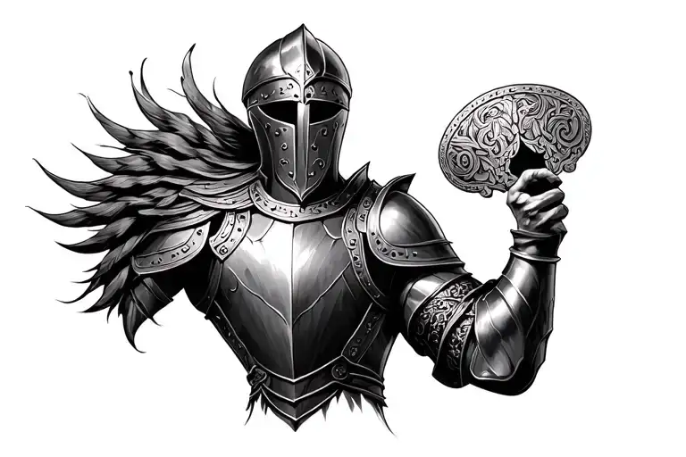 Roman armor tattoo tattoo design idea