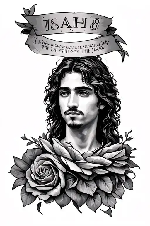 Isaiah 6:8 tattoo design idea