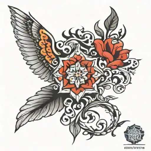 Richman, Kurdish and Azerbaijani style tattoo tattoo design idea