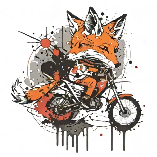 The Little Prince and the fox tattoo design idea