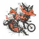 The Little Prince and the fox tattoo design idea