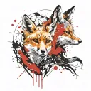 The Little Prince and the fox tattoo design idea