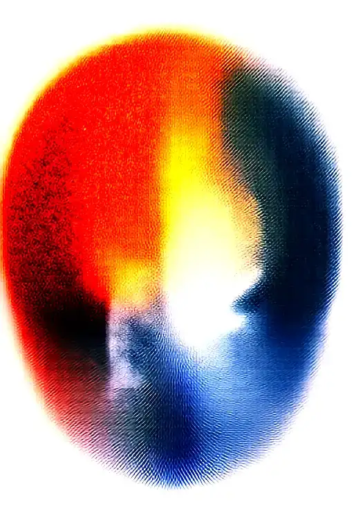 tree of life and sun and crecent moon merging together tattoo design idea