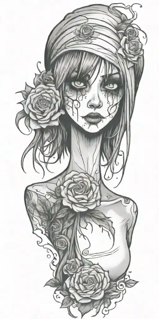 "Sally Face" tattoo design idea