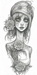 "Sally Face" tattoo design idea