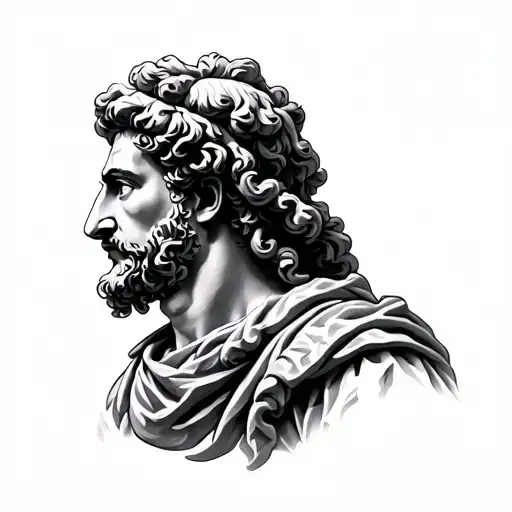 Marcus Aurelius tattoo design idea
