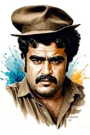 Pablo Escobar tattoo design idea