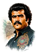 Pablo Escobar tattoo design idea