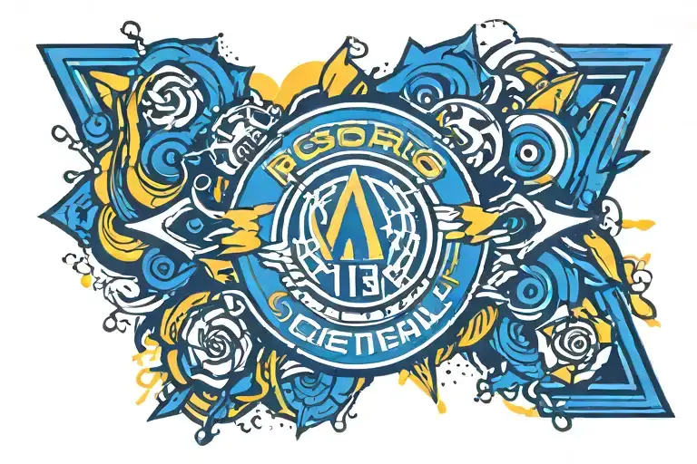 rosario central focus tattoo design idea
