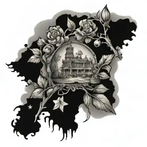 Mississippi theme sleeve tattoo design idea