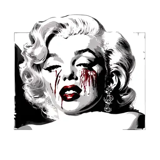 my own now cry later Marilyn Monroe tattoo design idea