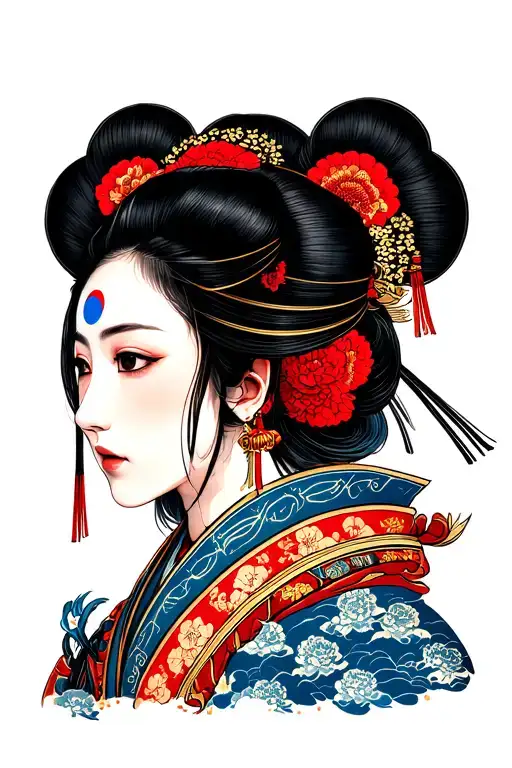 Korean flag tattoo design idea