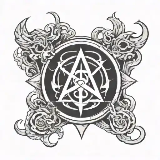 Arcane league of legends tattoo design idea