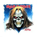 IRON MAIDEN tattoo design idea