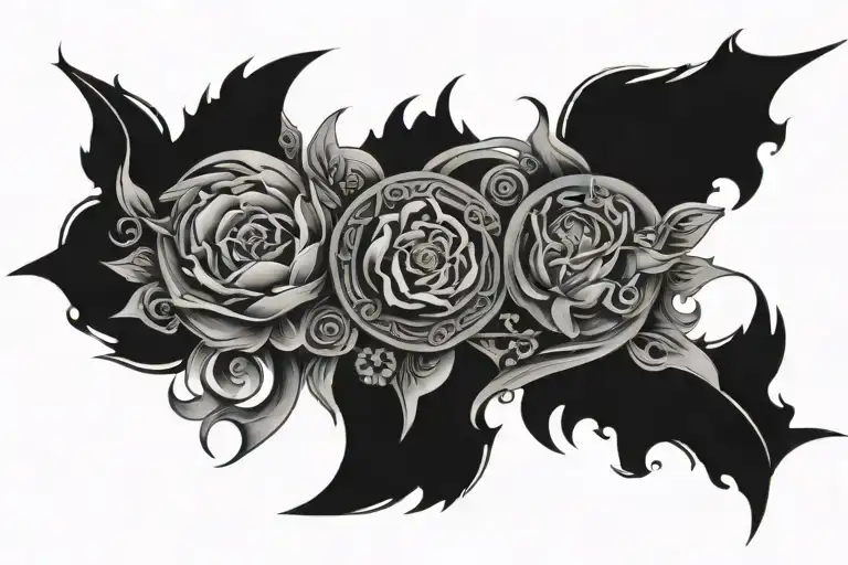 Morse tattoo design idea