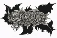 Morse tattoo design idea