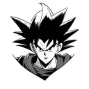 goku ultra instinct tattoo design idea