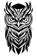 owl tattoo design idea