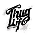"Thug Life" traffic symbol tattoo design idea