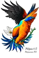 Philippians 4:13 tattoo design idea