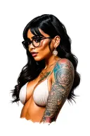 mia khalifa, full nude, big boobs, big ass, posing, tattoos tattoo design idea
