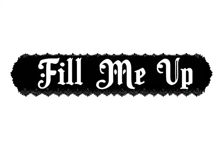 "Fill Me Up"  "long garter lace" "pistol in the garter" tattoo design idea