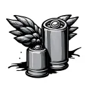 Shotgun Shell tattoo design idea