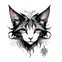 Cataleya tattoo design idea