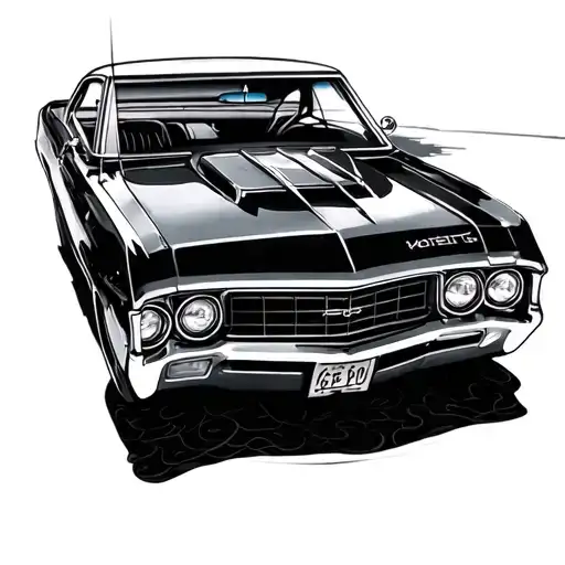 66 gto tattoo design idea