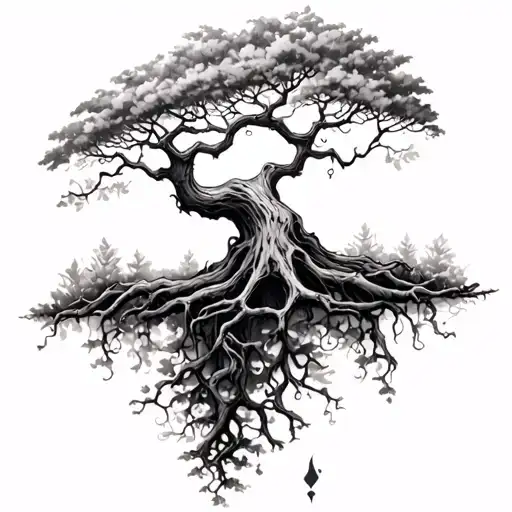 Poison Tree tattoo design idea
