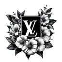 Louis Vuitton tattoo design idea