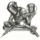 welding tattoo design idea