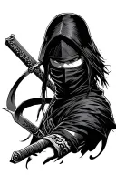 Ninja Assassin tattoo design idea