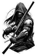 Ninja Assassin tattoo design idea